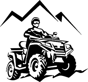 Naklejka Off Road quad
