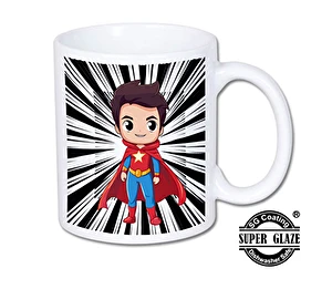Kubek biały Super Glaze Premium Mój bohater